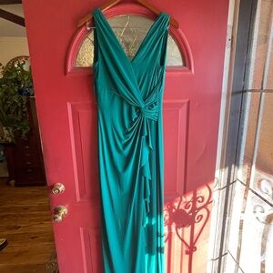 Lauren Ralph Lauren Teal Maxi Dress